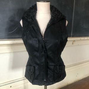Zenim Faux Leather Vest